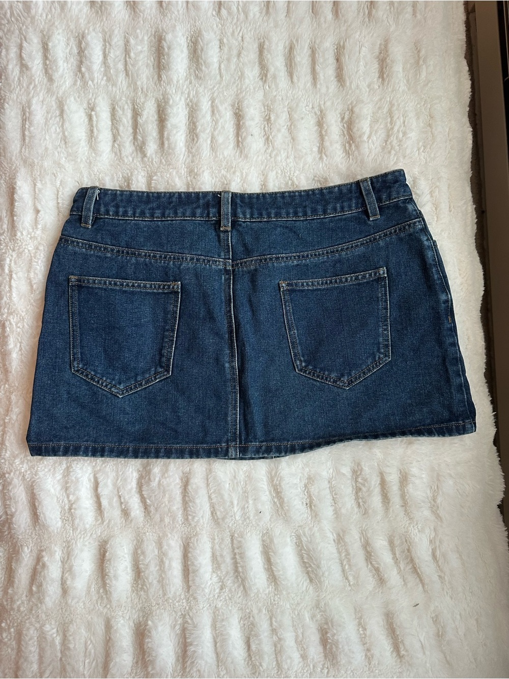 Peppermayo Maysa Low Rise Mini Skirt in Dark Blue Size 8 - Picture 6 of 7
